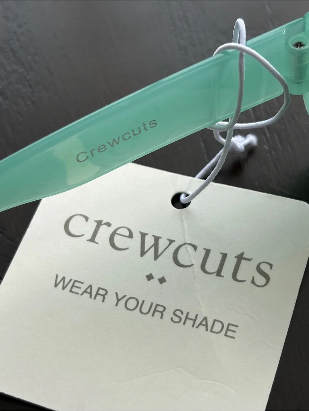 Crewcuts Mint Green Rectangular Kids Sunglasses